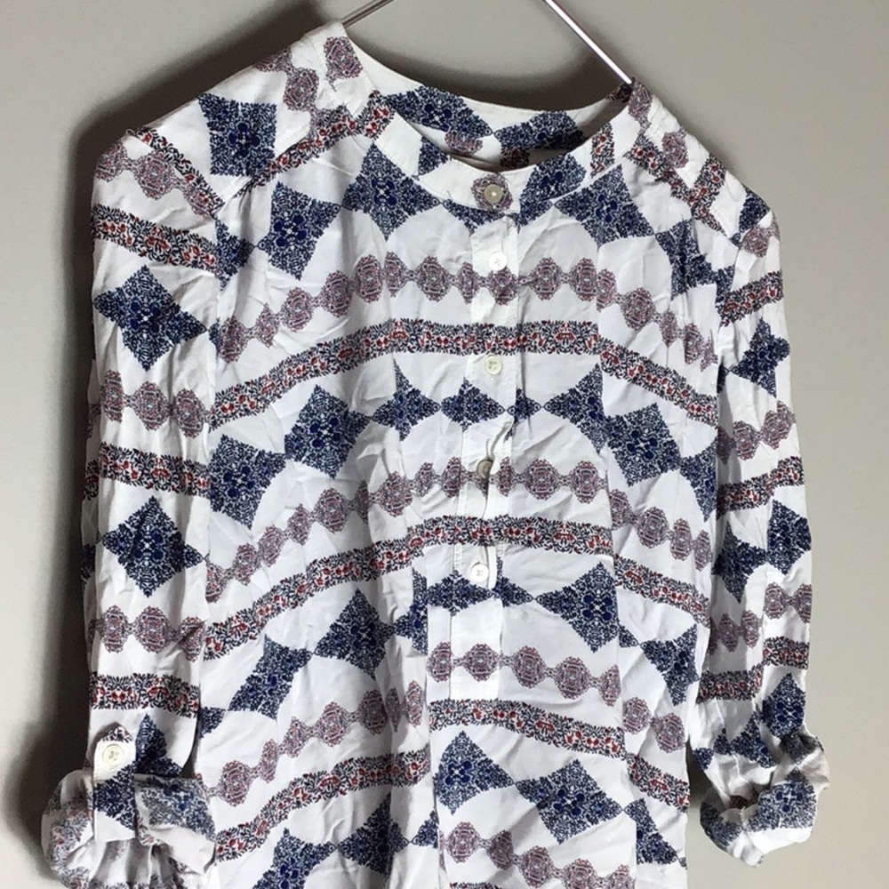 Loft > Patterned Blouse Small - Picture 3 of 10